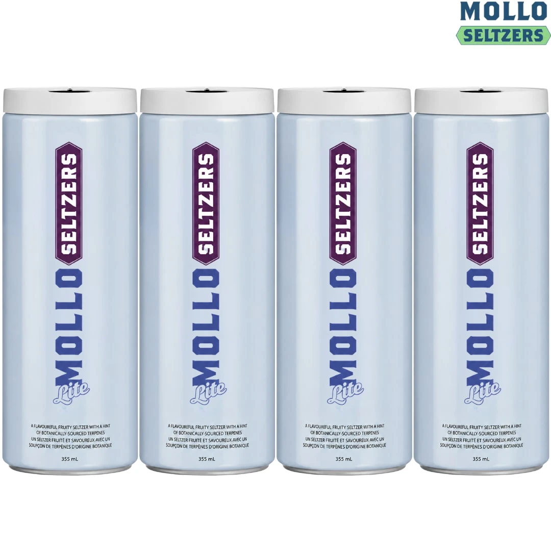 Mollo - Mollo Lite | Blackberry Lemon Seltzer 4 Pk | Beverages * Main Image