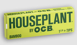 OCB | HOUSEPLANT | BAMBOO 1 1/4 ROLLING PAPERS AND TIPS