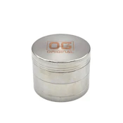 OG Original 56mm 4pc Grinder white nickel