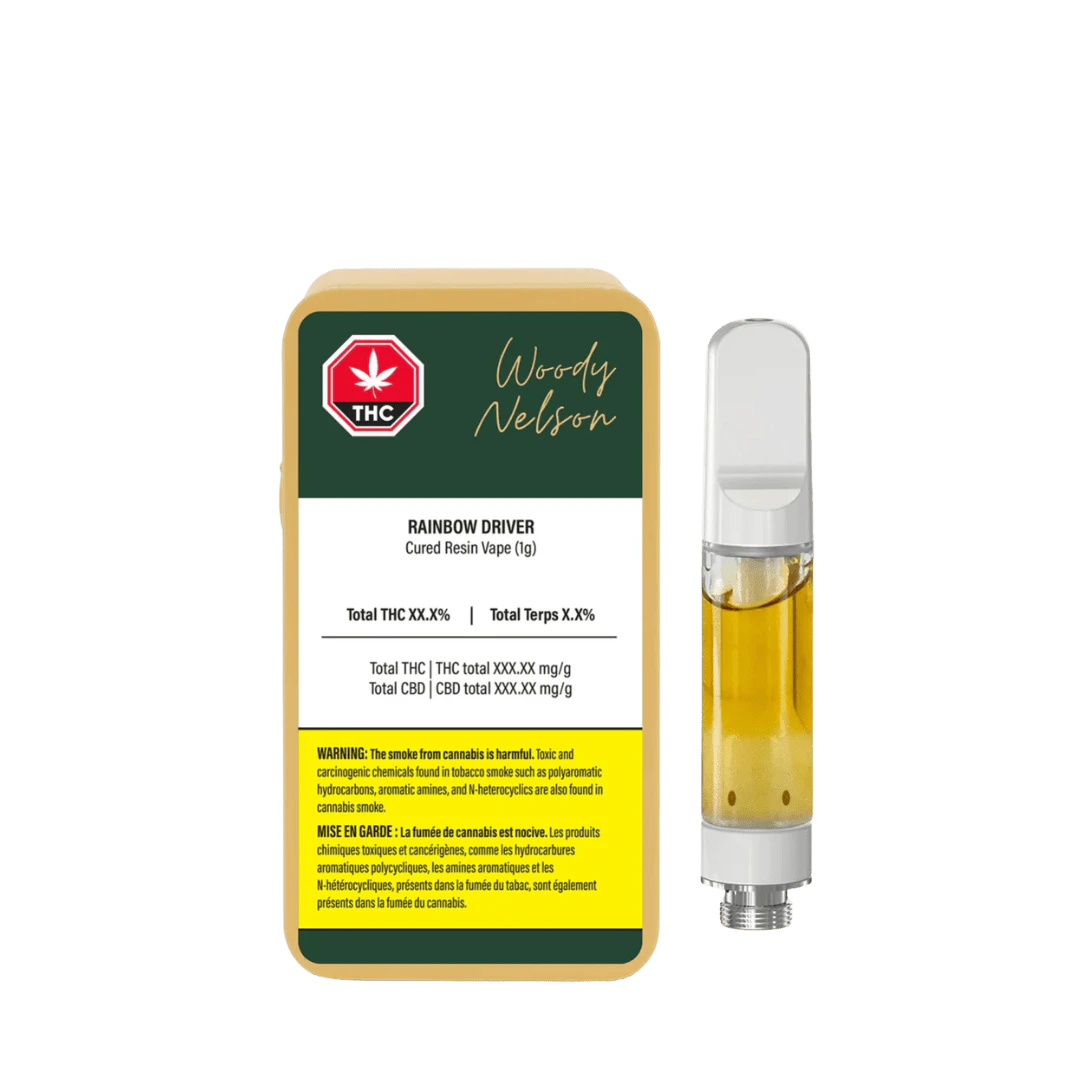 Woody Nelson - Woody Nelson Rainbow Driver Cured Resin Cartridge - 1g Main Image