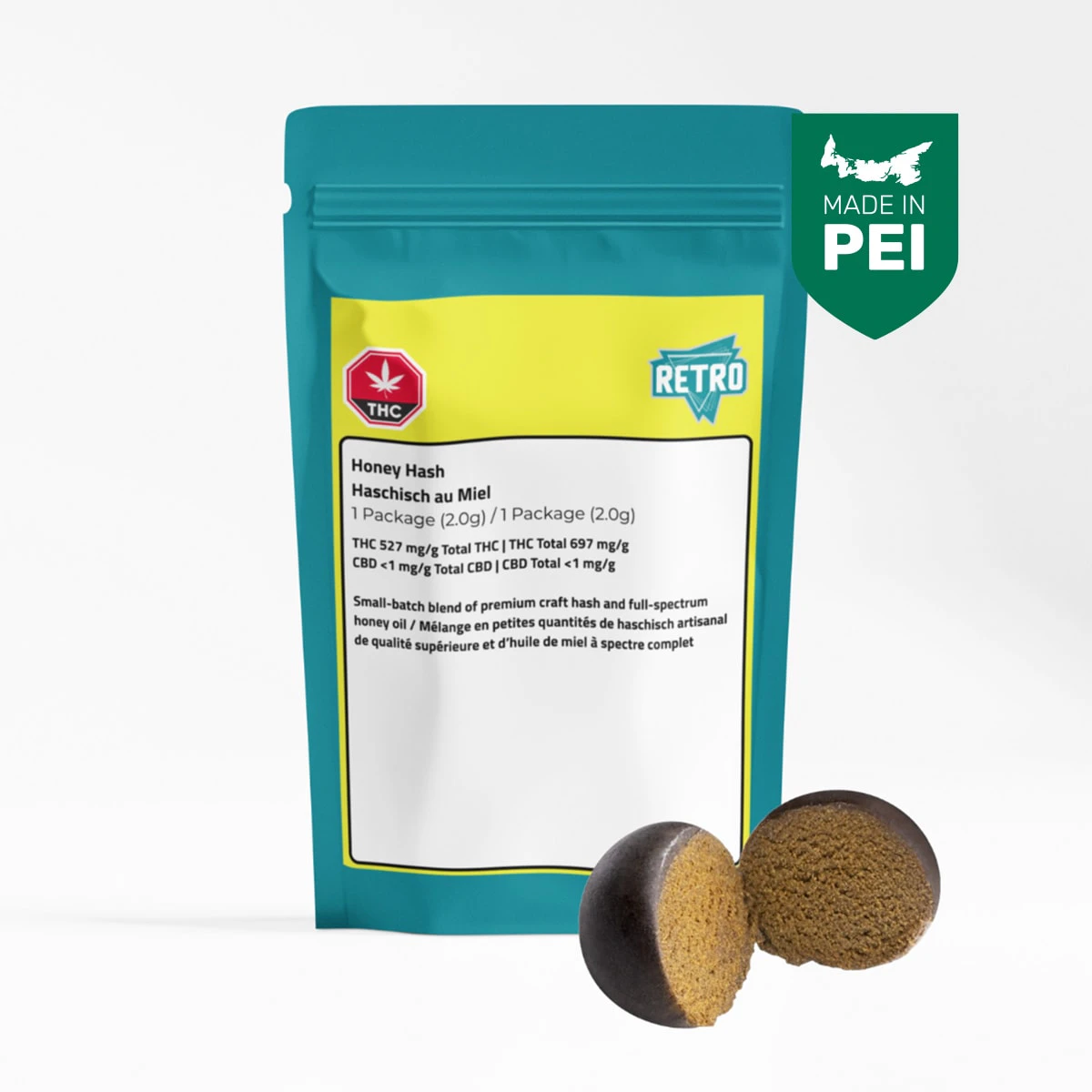 Retro - Retro Honey Oil Infused 2g Hash Main Image
