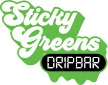 Sticky Greens Peach Mango Ice Dripbar 0.95g Disposable Vape