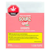 Multipack of 10, Fully Blasted Strawberry Watermelon 1:1 CBG | THC Soft Chews