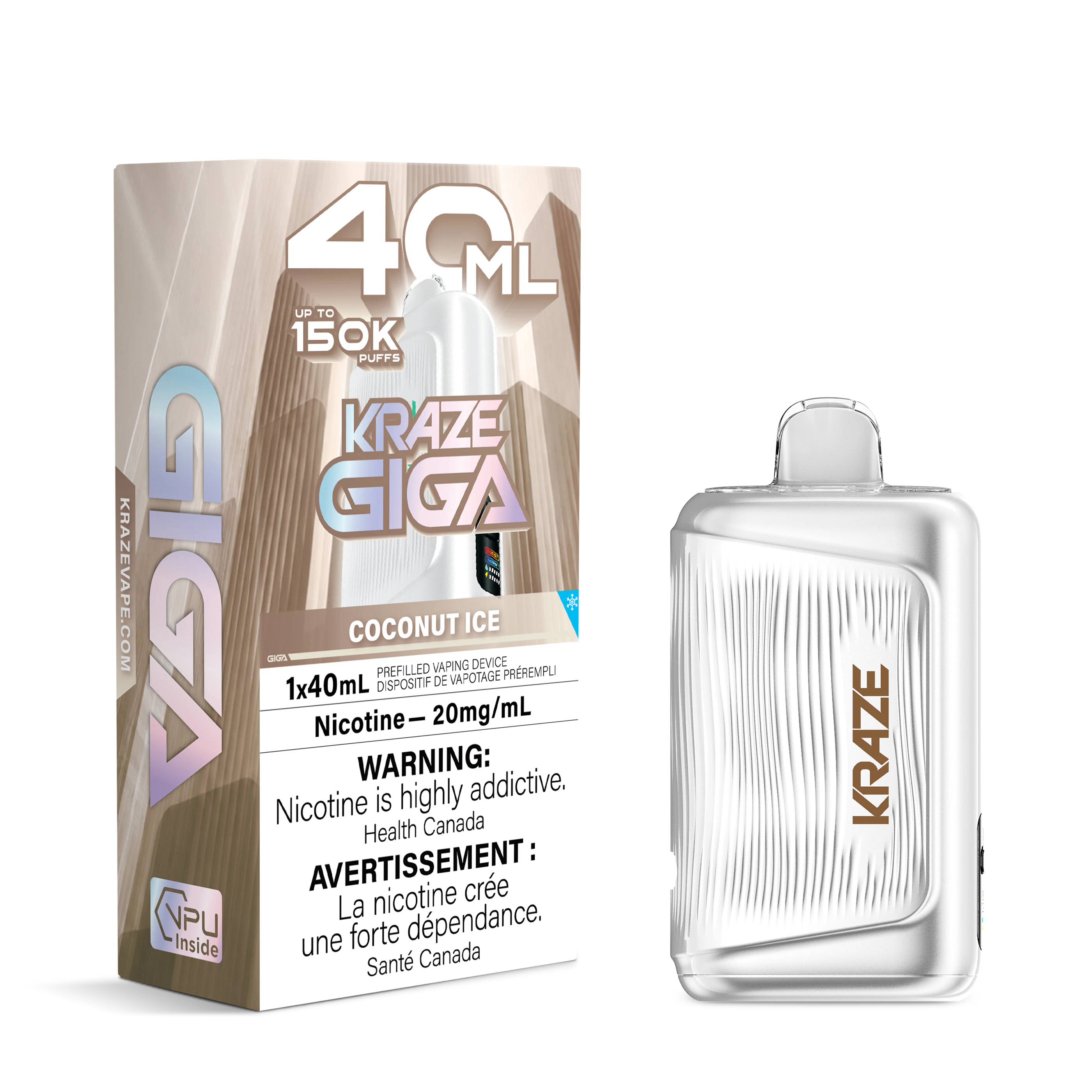 Kraze Giga | 150k - Coconut Ice Main Image