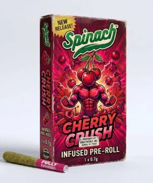 SPINACH - Cherry Crush 1 x 0.7g Infused Pre-Roll Main Image