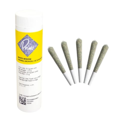 ORIGINAL GROWERS WHITE WIDOW PRE-ROLLS - 2.5