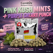 Comboz Pink Kush Mints & Purple Cherry Punch 2 x 14g Dried Flower
