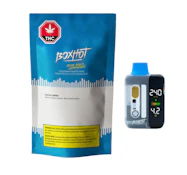 Blue Razz Lemonade Diamond Charged Blend AIO Vape 1G