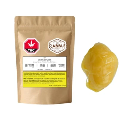 Dabble Cannabis Co. - Live Resin Mexicola 1G Main Image