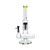 13" Legendary Inline Tree Perc Waterpipe Neon Green