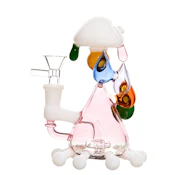 7" Haute Magic Mushroom Waterpipe