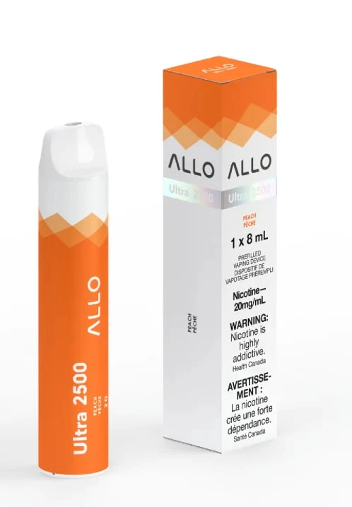 Allo2500 - Allo Ultra 2500 - Peach - 20mg/mL (Excise Tax) Main Image