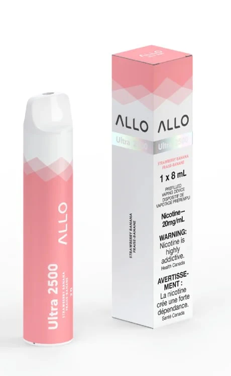 Allo2500 - Allo Ultra 2500 - Strawberry Banana - 20mg/mL (Excise Tax) Main Image