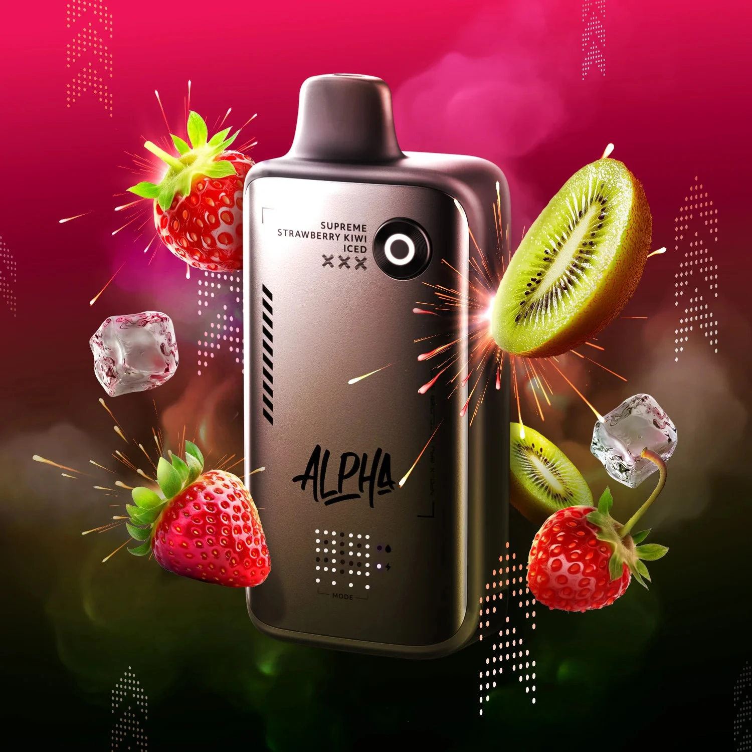 Flavour Beast Alpha 80K - Flavour Beast Alpha 80K - Supreme Strawberry Kiwi Iced Main Image