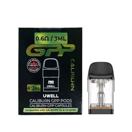 Uwell Caliburn G3 Pro, Uwell Caliburn G4 - Caliburn GPP Pods (G3&G4) (4/pack) - 0.6 Main Image