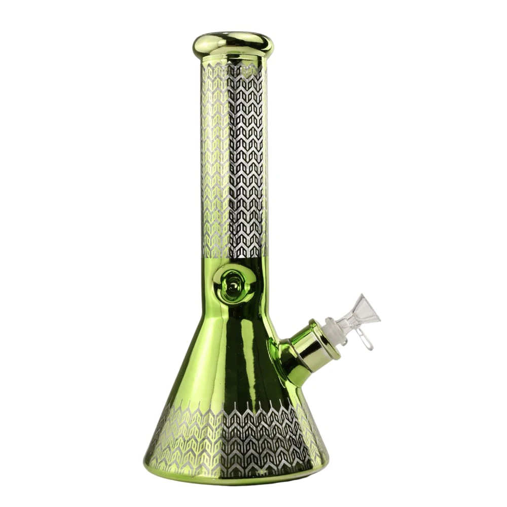 Arsenal - 12" 7mm Infinity Loop Glass Bong w/ Gift Box (Green) Main Image