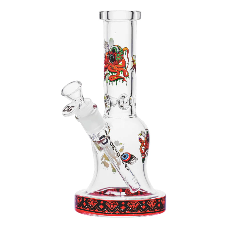 OG Original - 10" OG Original Graffiti Bubble Base Bong (Red) Main Image