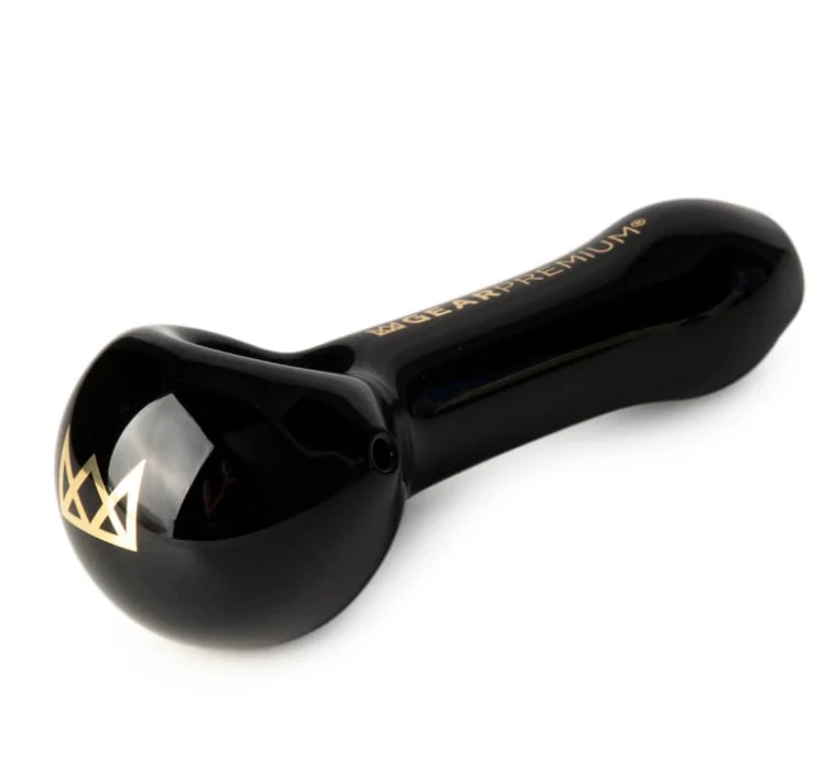 West Coast Gifts  - GEAR Premium 3.75" Black Hand Pipe W/Ash Catcher Mouthpiece Main Image