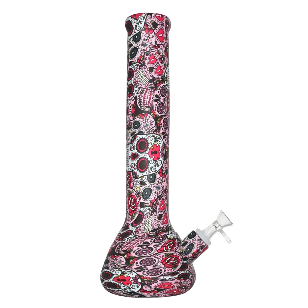 Arsenal Silicone - 13.5" Arsenal Graffiti Print Silicone Beaker Bong Main Image