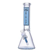 14" 7mm OG Original Coloured Sticker Beaker - Blue