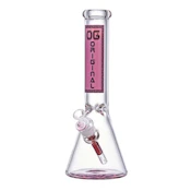 14" 7mm OG Original Coloured Sticker Beaker - Purple