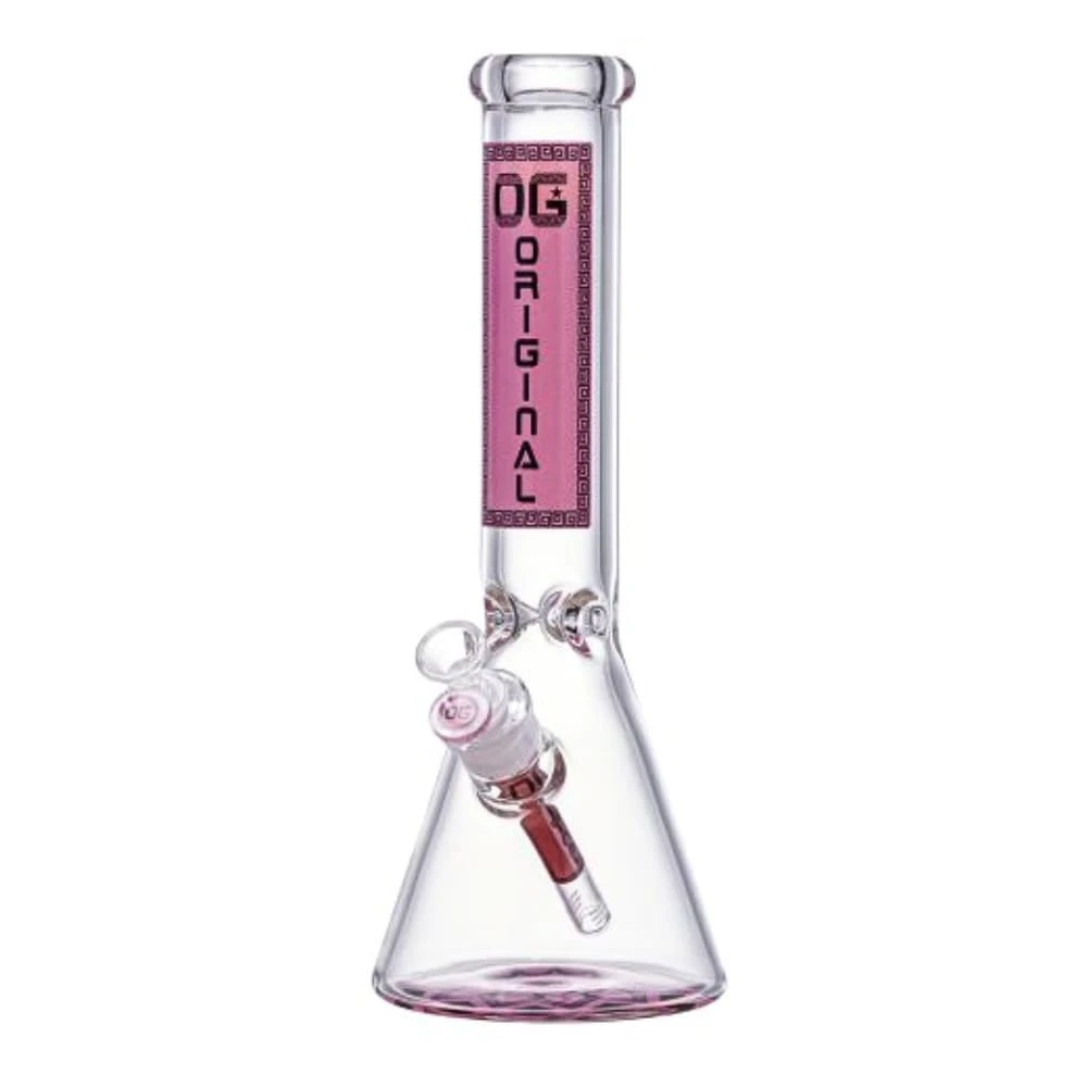 OG Original - 14" 7mm OG Original Coloured Sticker Beaker - Purple Main Image