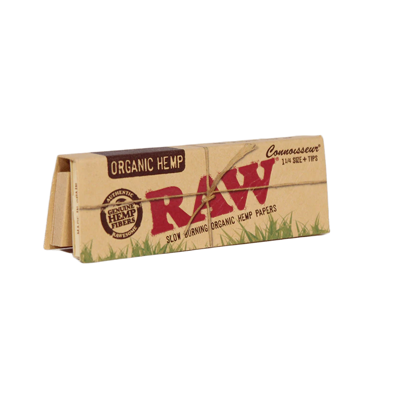 RAW - RAW - Organic Hemp Connoisseur 1-1/4 Rolling Papers and Tips Main Image