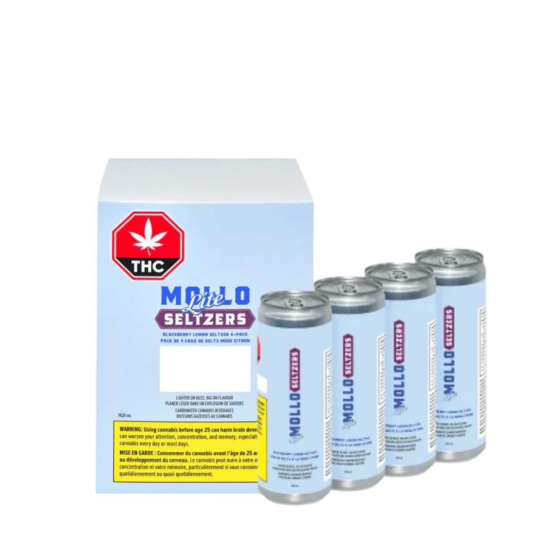 Mollo Lite - Mollo Lite Blackberry Lemon Seltzer Multi Pk - 4 X 355ml Main Image