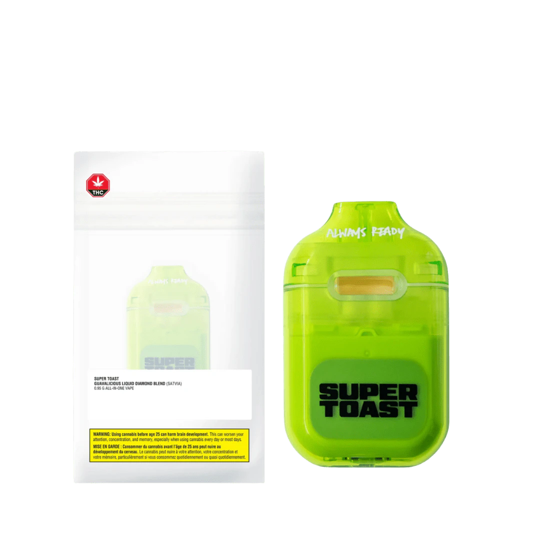 Super Toast - Super Toast Guavalicious Liquid Diamond AIO Vape - 0.95g Main Image