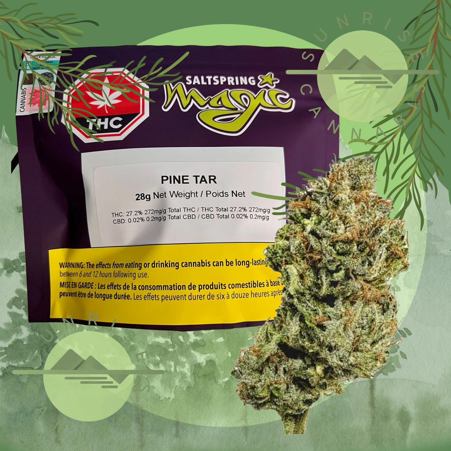 Saltspring Magic - PINE TAR HAND TRIM - SALTSPRING MAGIC (DFG) - 28G Main Image