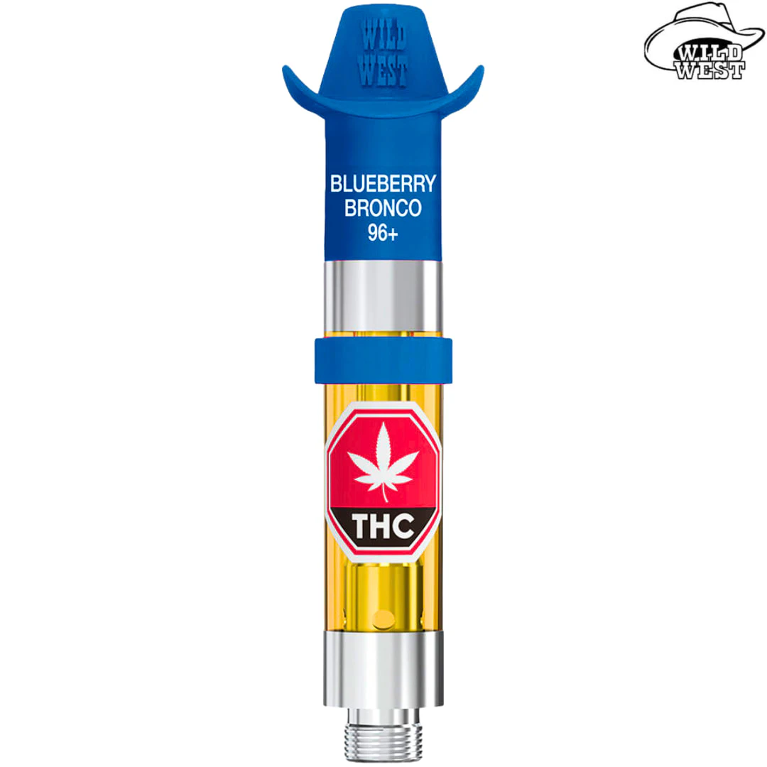 Wild West - Wild West | 95+ Blueberry Bronco Liquid Diamond 510 Thread Cartridge | 0.95g Main Image