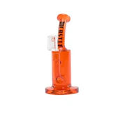 Castle Glassworks - 8.5" Electroplated Barrel Rig (Orange)