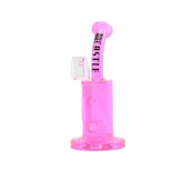 Castle Glassworks - 8.5" Electroplated Barrel Rig (Pink)