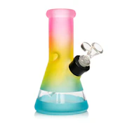 ACC - KTOO Glass - 8" 7mm Rainbow Purple Beaker Base