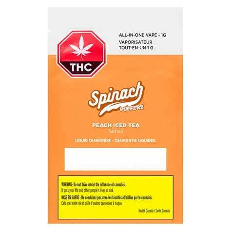 Spinach - Peach Iced Tea 1g Main Image