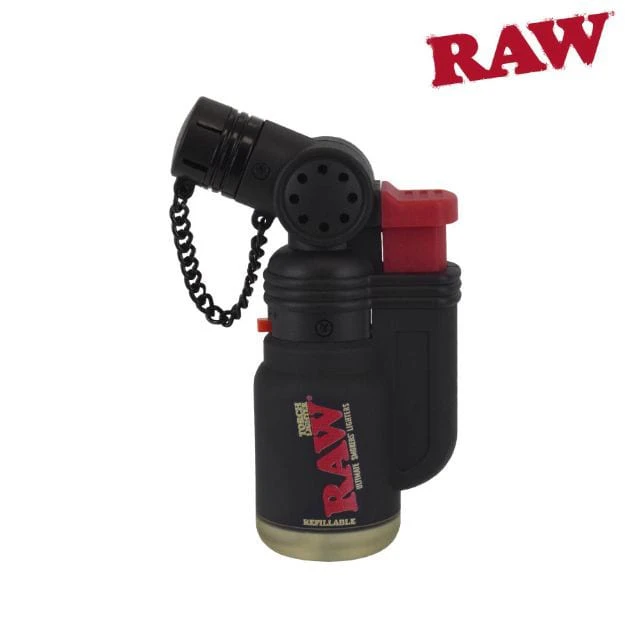 RAW - RAW | Refillable  MINI Torch Lighter | Black Main Image