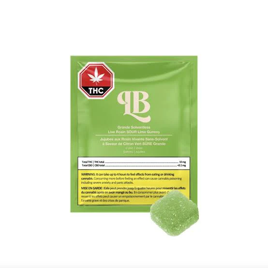La Boca - Grande Solventless Live Rosin Sour Lime 1 x 6 g Soft Chew Main Image