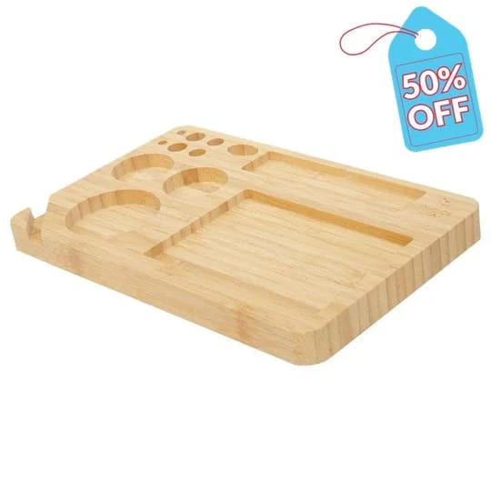 Turning Point Brands Canada - Choice Leaf Wood Rolling Tray Main Image