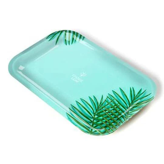 Turning Point Brands Canada - Medium Rolling Tray - Mint Palm Main Image