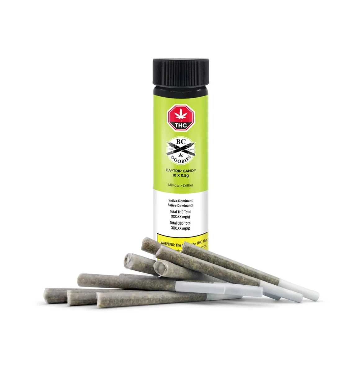 BC DOOBIES - BC DOOBIES - DAYTRIP CANDY PRE-ROLLS - 5 GRAM - 10PK Main Image