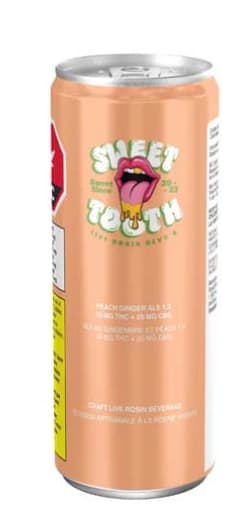 PEACH LIVE ROSIN GINGER ALE 1:2 THC:CBG - 355