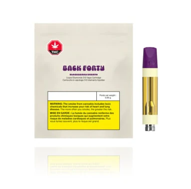 BACK FORTY - Blackberry Breath Liquid Diamond Blend Cartridge 0.95G Main Image
