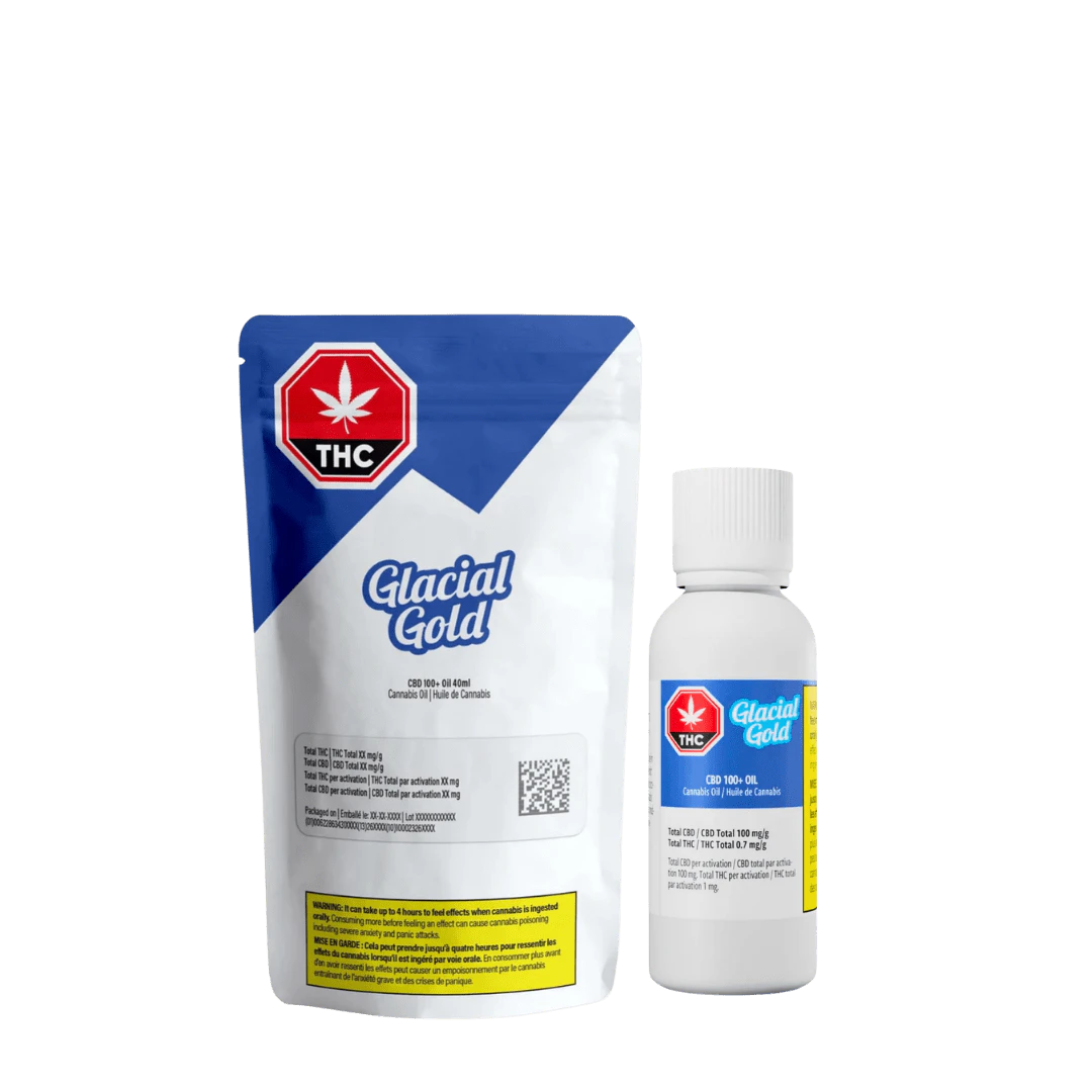 Glacial Gold - Glacial Gold CBD 100+ OIL - 100mg Main Image