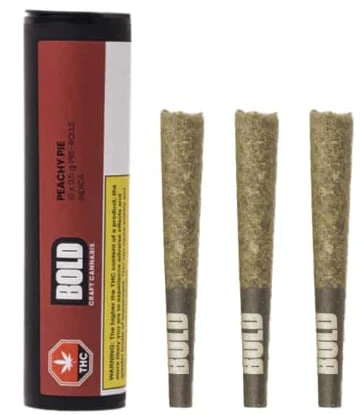 BOLD - Peachy Pie 3 x 0.5g Pre-Rolls Main Image