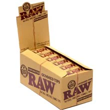 Raw - Raw Perforated Gummed Tips - 24ct Main Image