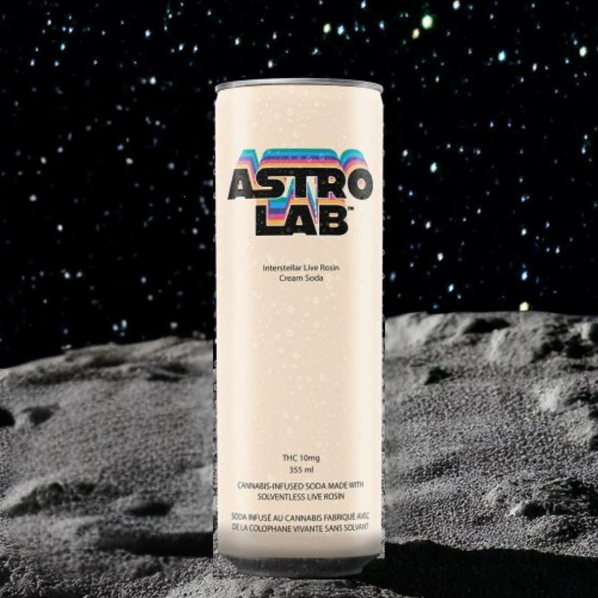 Astrolab - Astrolab Interstellar Live Rosin Cream Soda 10mg THC 355ml Soda Main Image