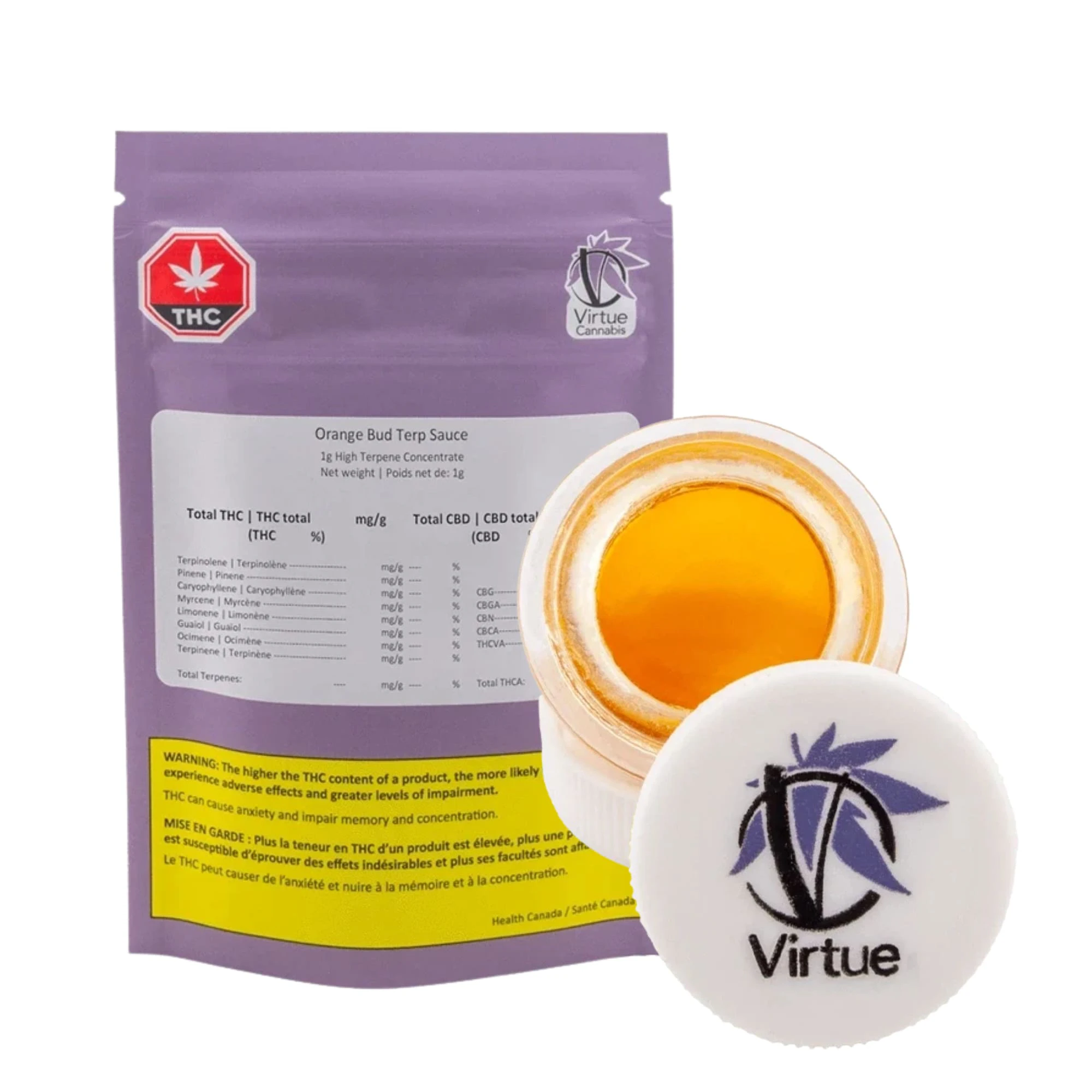 Virtue Cannabis - Virtue Orange Bud 1g Terp Sauce Main Image