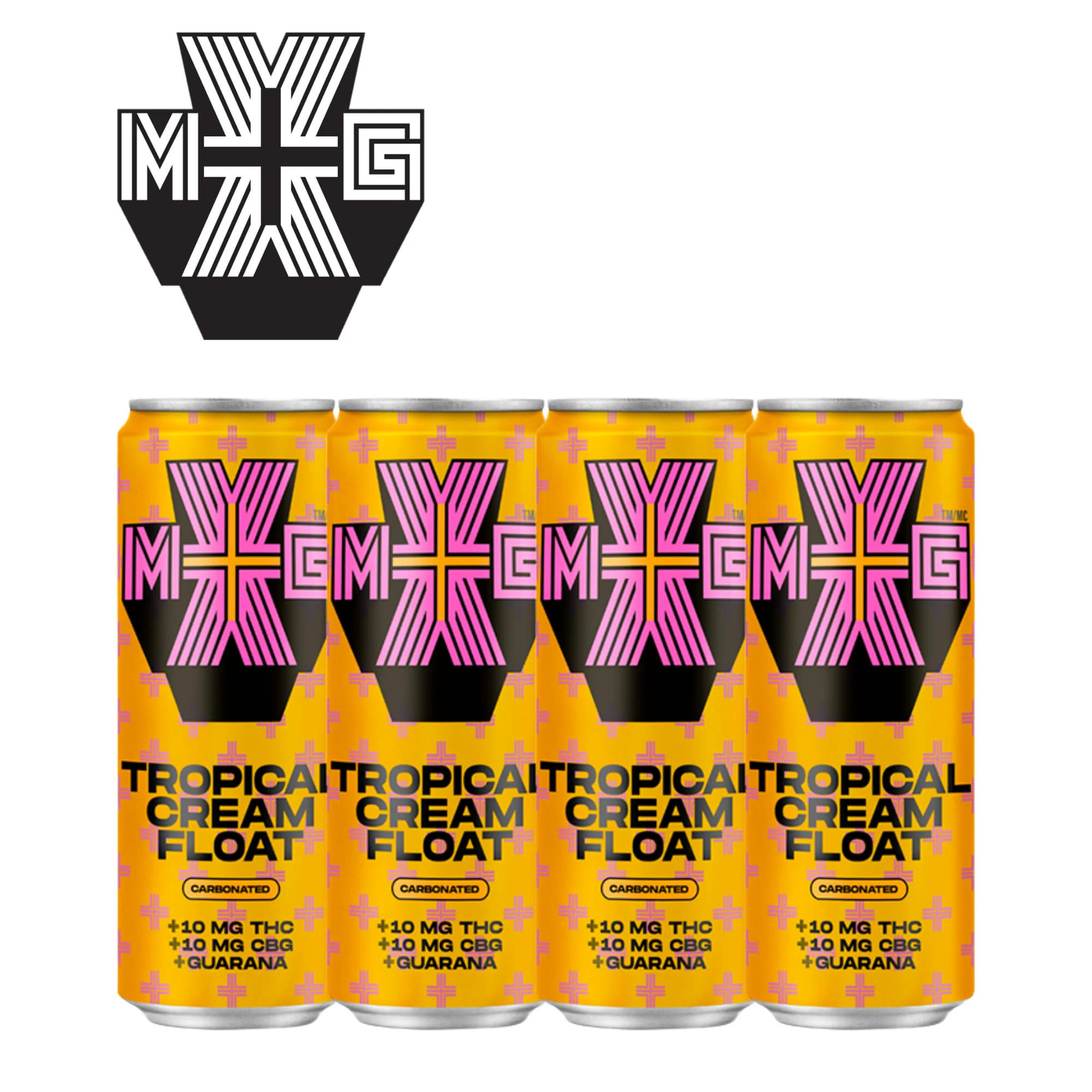 XMG - XMG+ Multipack of 4 Tropical Cream Float 4x355ml Beverage Main Image