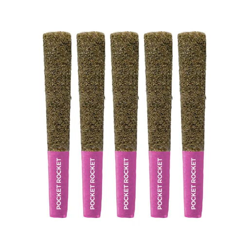 Pistol and Paris - Pocket Rockets Redline (Pink Goo) 5x0.5g Infused Pre-Rolls Main Image