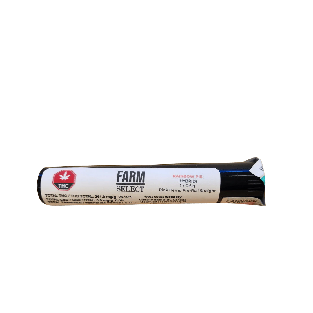 Farm Select - Farm Select Rainbow Pie Pink Hemp Pre-Rolls - 1 X 0.5g Main Image